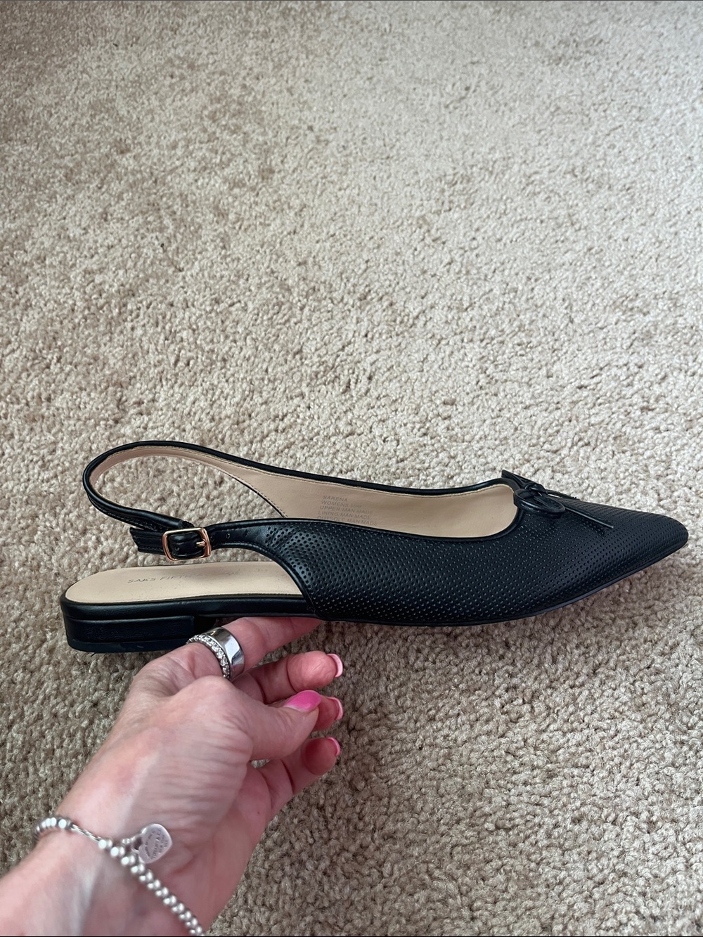 Saks Fifth Avenue Sarena Slingbacks - Picture 2 of 10